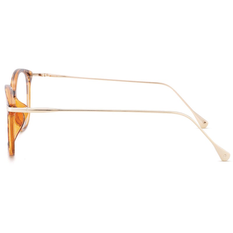 COASION Blue Light Blocking Glasses for Women Vintage Round Anti Blue Ray Computer Game Eyeglasses (Tortoise/Gold) - Image 4